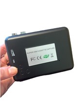 Super USB Cassette Capture Portable Player, USB MP3 Converter, Stereo, Auto Rev  
