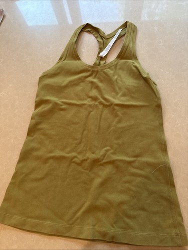 NWOT LULULEMON Cool Racerback Tank Washed Grape Green Size 8 $48 Retail - 第 1/4 張圖片