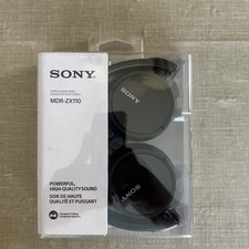 Sony ZX Series Wired On-Ear Headphones Black MDR-ZX110