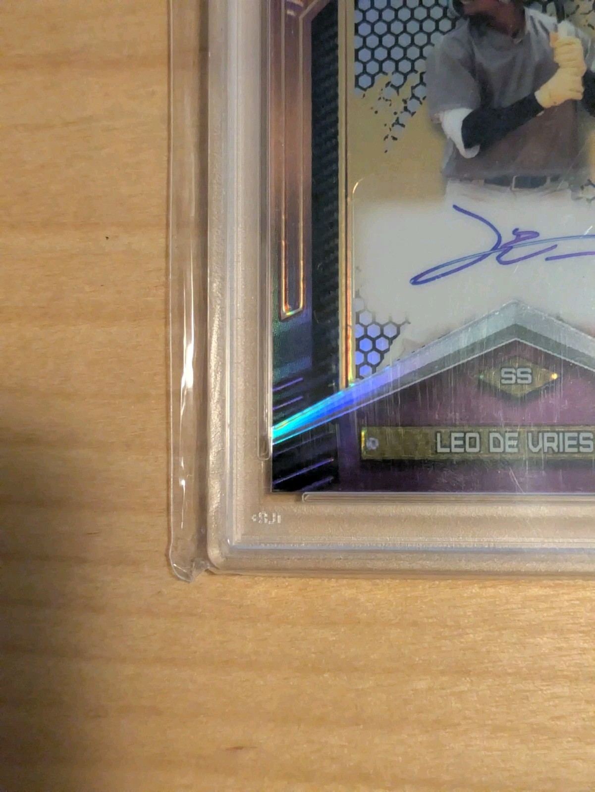 Leo De Vries 1/1 AUTO PSA 9 2024 Wild Card Alumination Just the Hits #ABC-LD A’s view 4