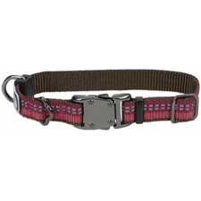 Coastal Pet K9 Explorer Reflective Adjustable Dog Collar - 5/8 x 8-12, Berry