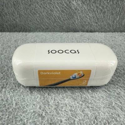 Soocas NEOS II Toothbrush Heads, 2 pack, Dark Violet multiclean Sealed Original