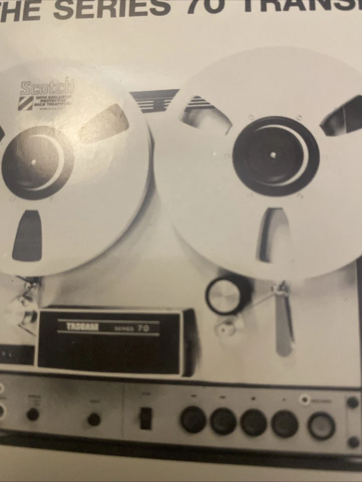 MANUAL DE DATOS DEL PRODUCTO TASCAM SERIE 70 Foto 3 de 4