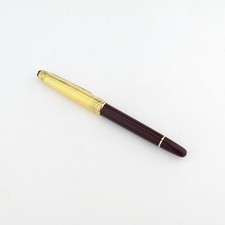 Montblanc Solitaire Doue Bordeaux Argento Vermeil Penna Roller Classique - 163
