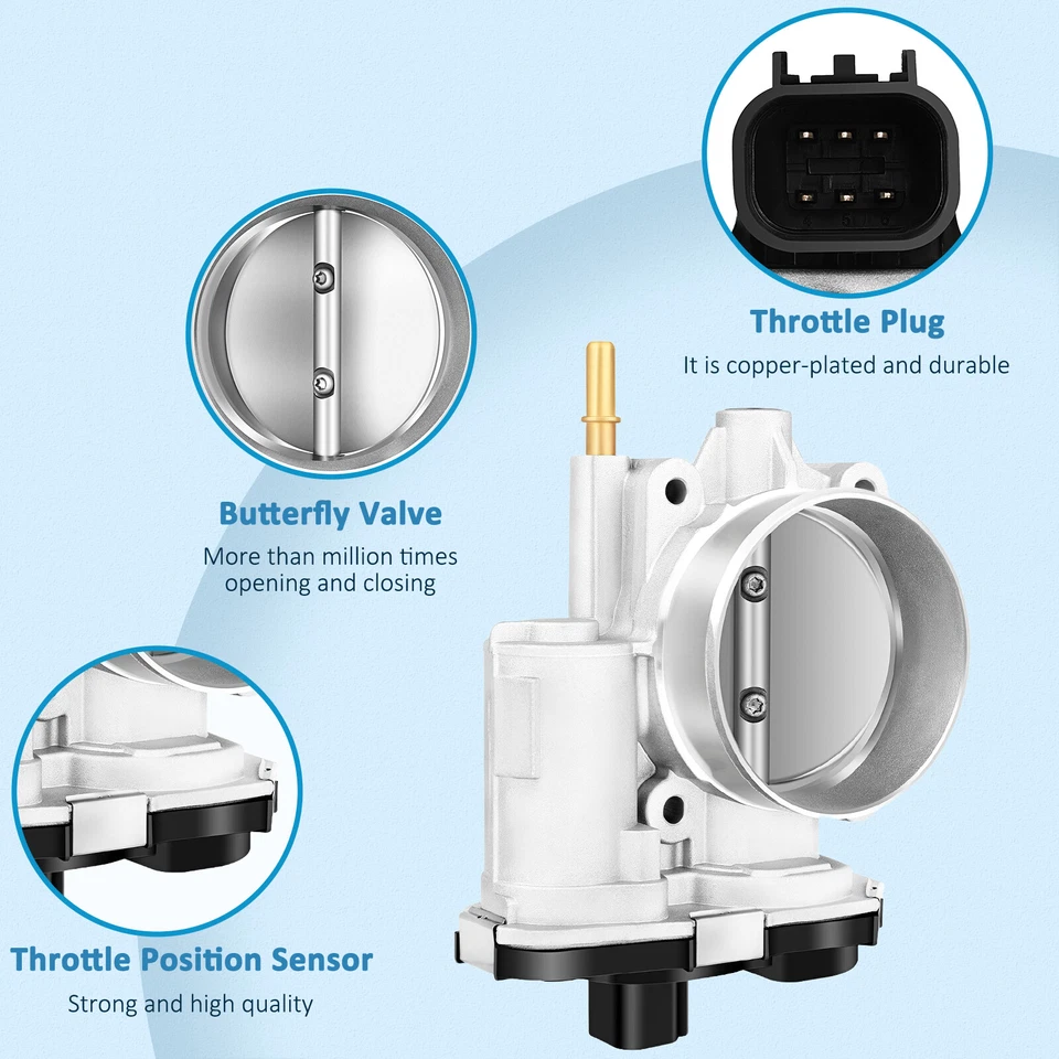 Carrocería del acelerador para Chevrolet Trailblazer Saab 9-7x GMC Envoy 4,2 L 2008 2009 Foto 4 de 4