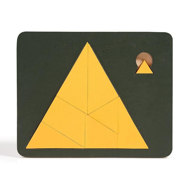 Qumiimet Brain Teasers Wooden Puzzles for Kids and Adults 1 Pack