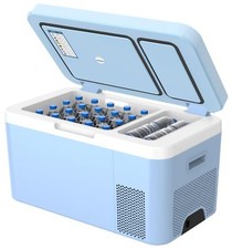 Dual Zone Car Fridge Portable 12 Volt Refrigerator 25 Quart 12V Freezer Compr...