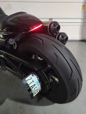 Harley Sportster S 1250 ♤ Led Tail Light / Half Moon plate kit ♤ JBSporty Cafe