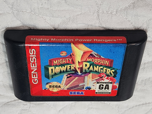 Mighty Morphin Power Rangers (Sega Genesis, 1994) Original-Zubehör-Hersteller authentisch funktioniert super! - Bild 2 von 5