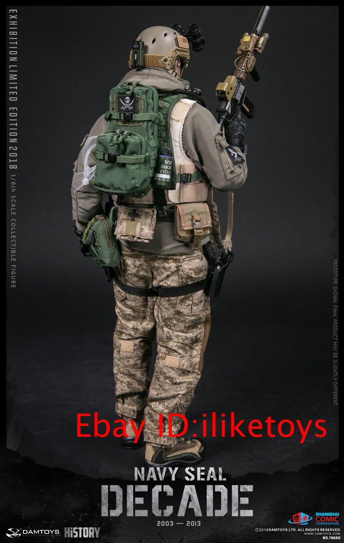 DAMTOYS NAVY SEAL DECADE SHCC2018 Limited Soldier 1/6 Scale