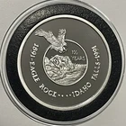 Eagle Rock Idaho Falls Centennial Coin 1 Troy Oz .999 Fine Silver Round