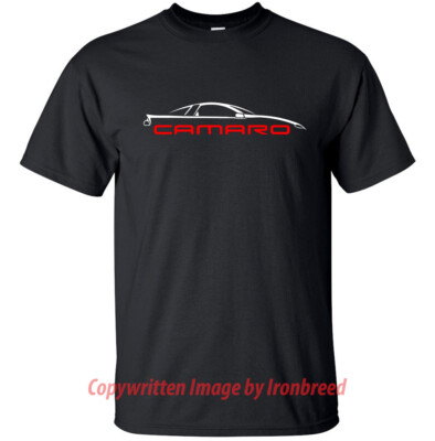 CAMARO T-Shirt Car Silhouette 4th Generation rs ss z28 1998 1999