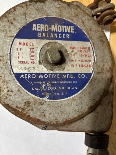 Aero-Motive 5-F Tool Balancer 1-5 lbs - Good Working Order - Picture 2 of 4