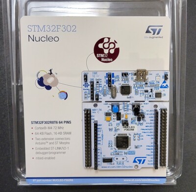 STM32 Nucleo-64 development board with STM32F302R8 MCU F302R8 F302