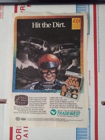 1990 De colecci&oacute;n 6,5x10" IMPRESI&Oacute;N ANUNCIO NINTENDO NES SUPER OFF ROAD IVAN IRONMAN STEWART Cb47