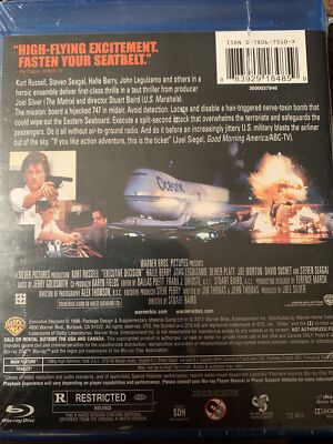 Executive Decision (1996 Blu-ray) Kurt Russell Steven Seagal NEW