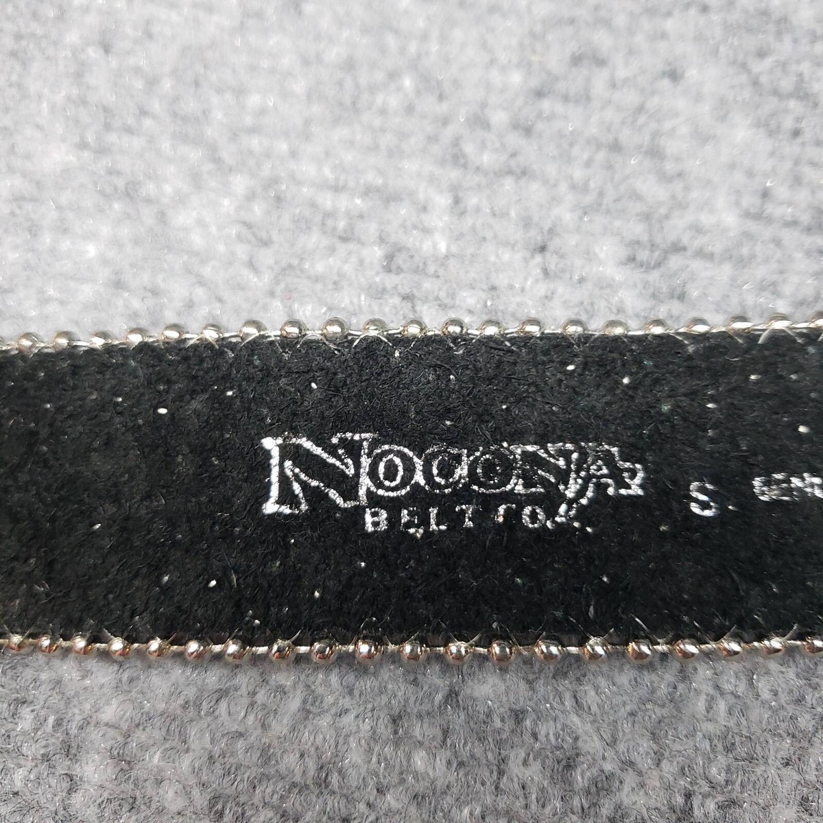 Nocona Black Leather‎ Belt Crystal Rhinestone Aurora Borealis M/L Nocona Belt Co. Women main image 4
