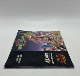 Double Dragon II 2 The Revenge NES Nintendo Instruction Manual Only