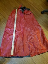 Reversible Halloween Costume Cape Red Black Devil Dracula Vampire small adult