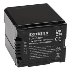 Batterie pour Panasonic HDC-SX5 HDC-TM350 HDC-SDT750 HDC-TM700 NV-GS320 2500mAh