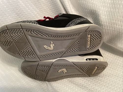 Shaq Basketball Shoes Boys Youth Size 6 Shaquille Black Red White Sneakers - Picture 8 of 8