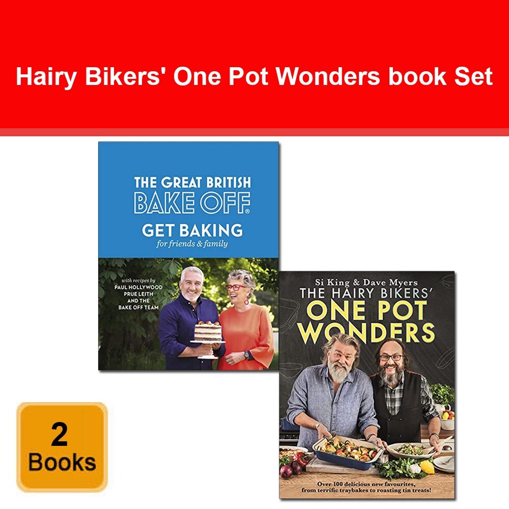 Hairy Bikers One Pot Wonders, Get Baking for Friends and Family 2 Books Set Pack