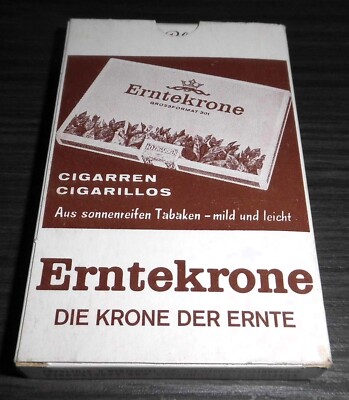 Erntekrone - Skat Kartenspiel - ASS - unbespielt - Cigarillos Zigarren Tabak