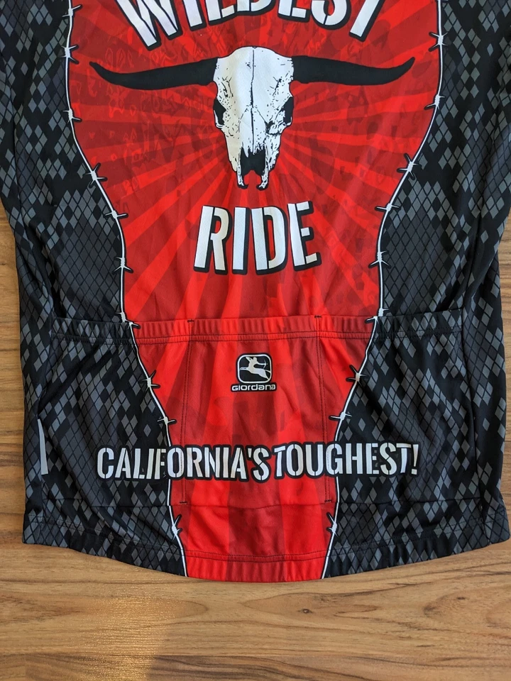 Мужская велосипедная рубашка Giordana размер XL велосипедная футболка Californias Wildest Ride A7 - Изображение 4 из 4