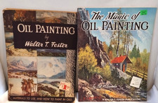 Lot 2 Vintage Walter Foster 162 The Magic Of Oil Painting W Alexander Materials