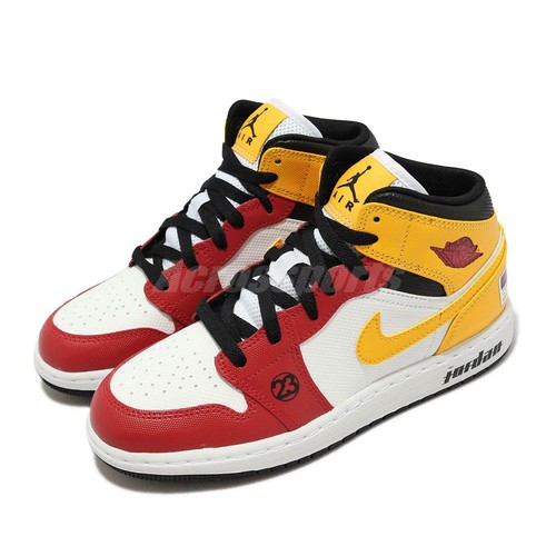 jordan 1 white red yellow