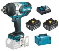 Makita DTW1002RTJ Akku-Schlagschrauber 18V DTW1002 2X Akku 6Ah + Lader + Koffer