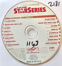 SC2181 WEDDING MUSIC SOUND CHOICE KARAOKE CDG HARD TO FIND