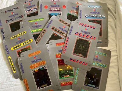 Vectrex - MB / GCE Titles - Game Cartridge EMPTY BOX ONLY Reproduction SUPERB!