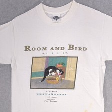 Acme USA Looney Tunes Vtg 90s Tweety Sylvester Single Stitch Shirt Mens Medium