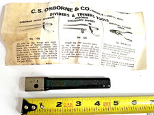 C.S. Osborne Tinner's Rivets Setters #169-4 Hole Made In USA