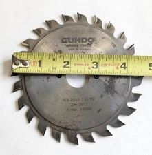 Lot of 2 Guhdo Carbide Tipped Circular Saw Blades