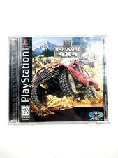 TNN MOTOR SPORTS HARDCORE 4X4 PlayStation 1 1996 PS1 GAME COMPLETE TESTED VTG