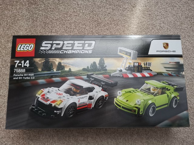 lego speed champions porsche 911 rsr and 911 turbo 3.0 building kit