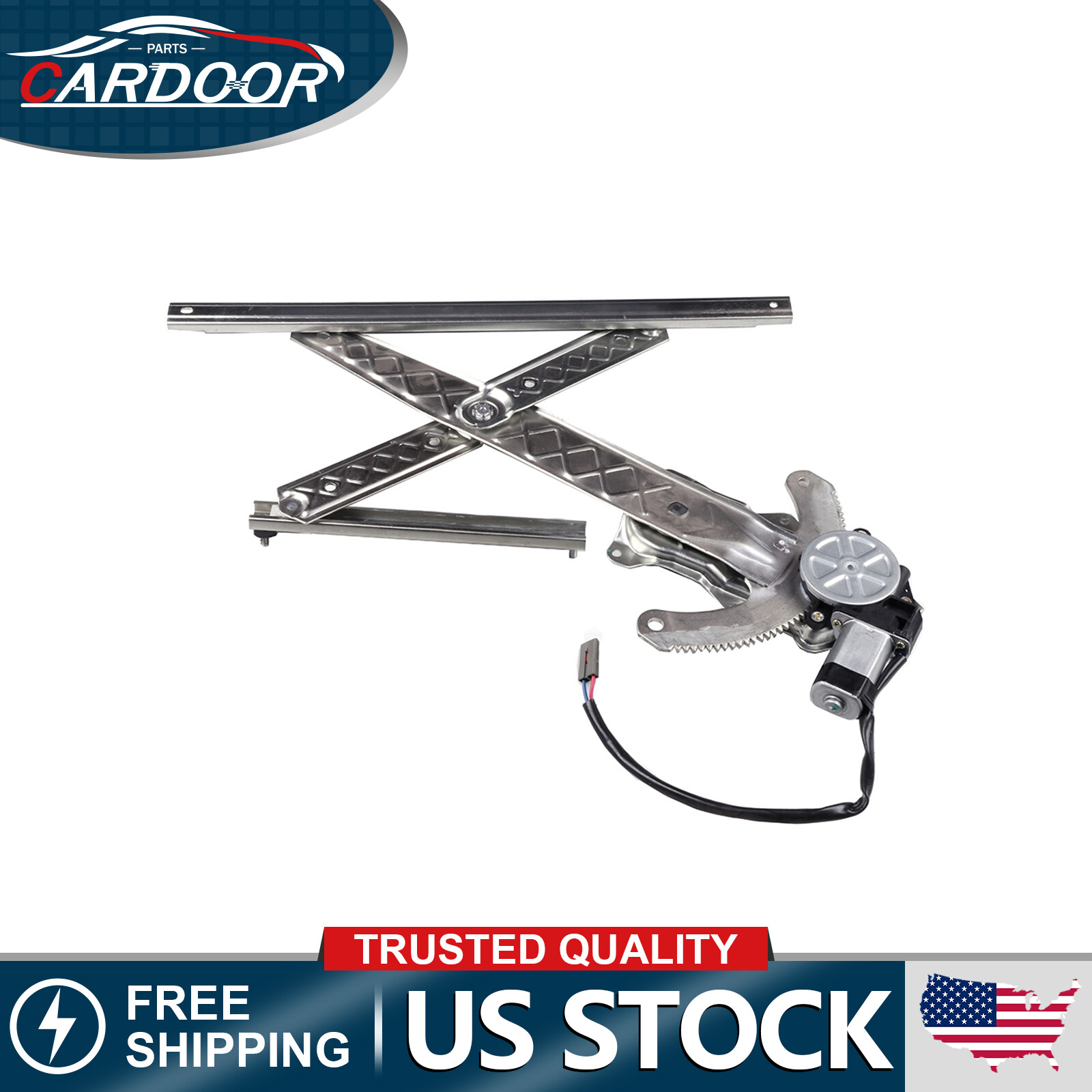 For 1997-2002 Ford Expedition Power Window Regulator with Motor Front Right