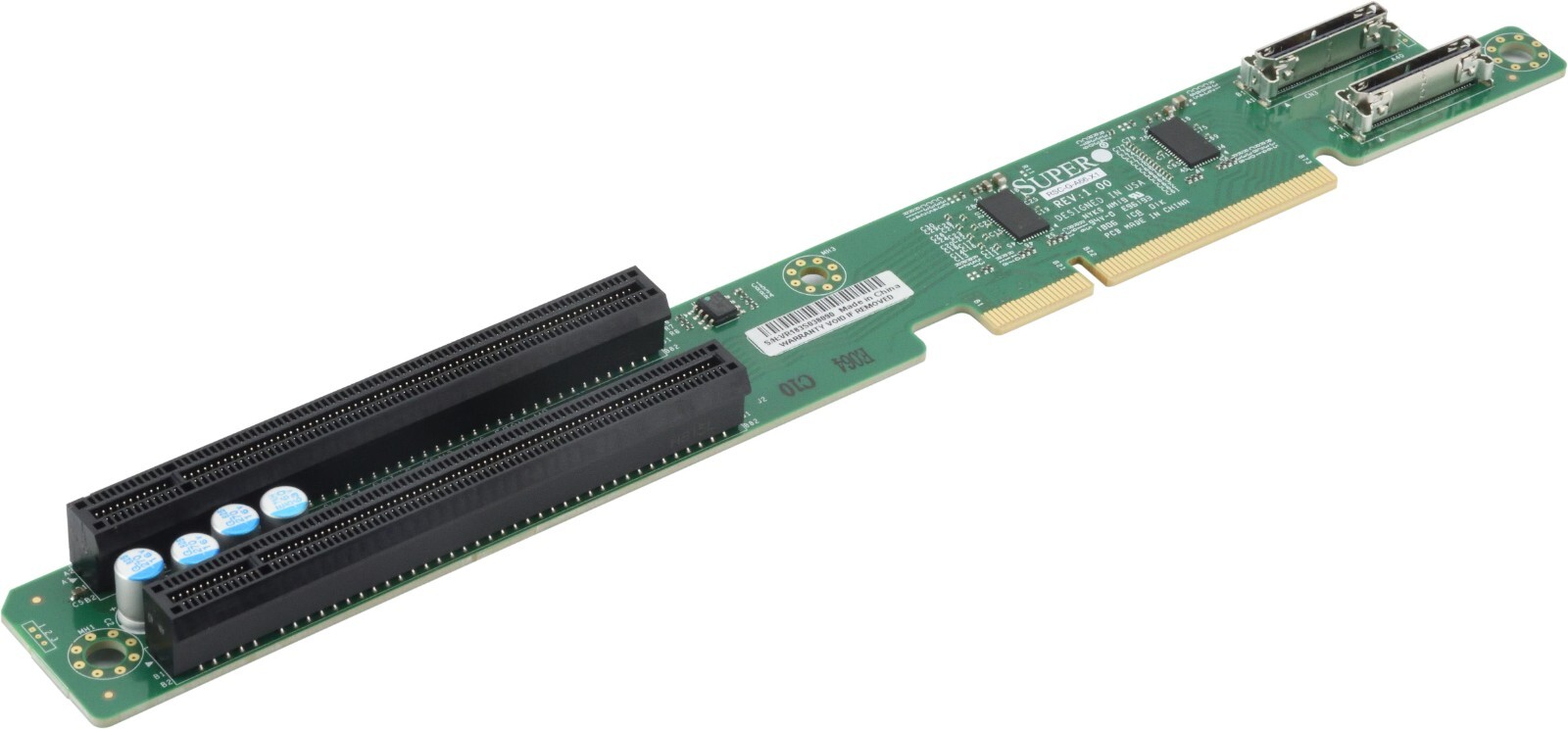 Supermicro Pcie Riser Card Supermicro RSC-G-A66-X1 1U Riser Card Active Gen2&3 PCI-E x16 GPU_PHI ...