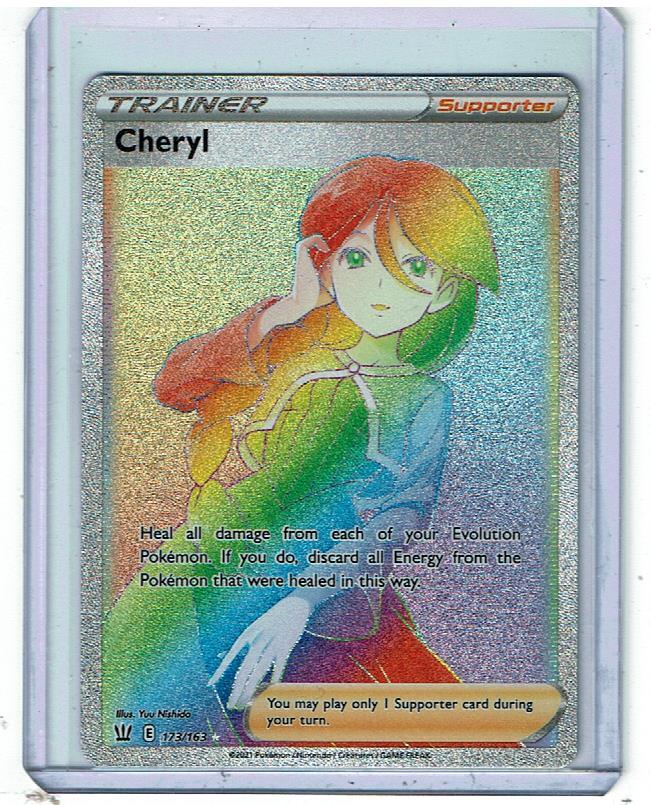 Cheryl - Rainbow Rare - Battle Styles - 173/163 Cheryl - Rainbow Rare - Battle Styles - 173/163