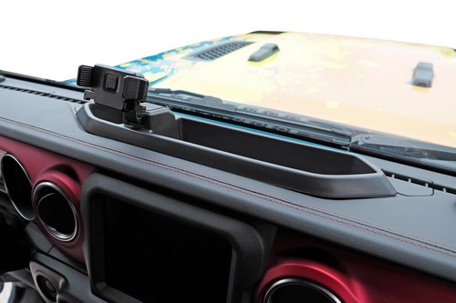 Schowek Dash Cam Uchwyt Uchwyt na telefon komórkowy pasuje do Jeep Wrangler JL (2018-) - Zdjęcie 3 z 4