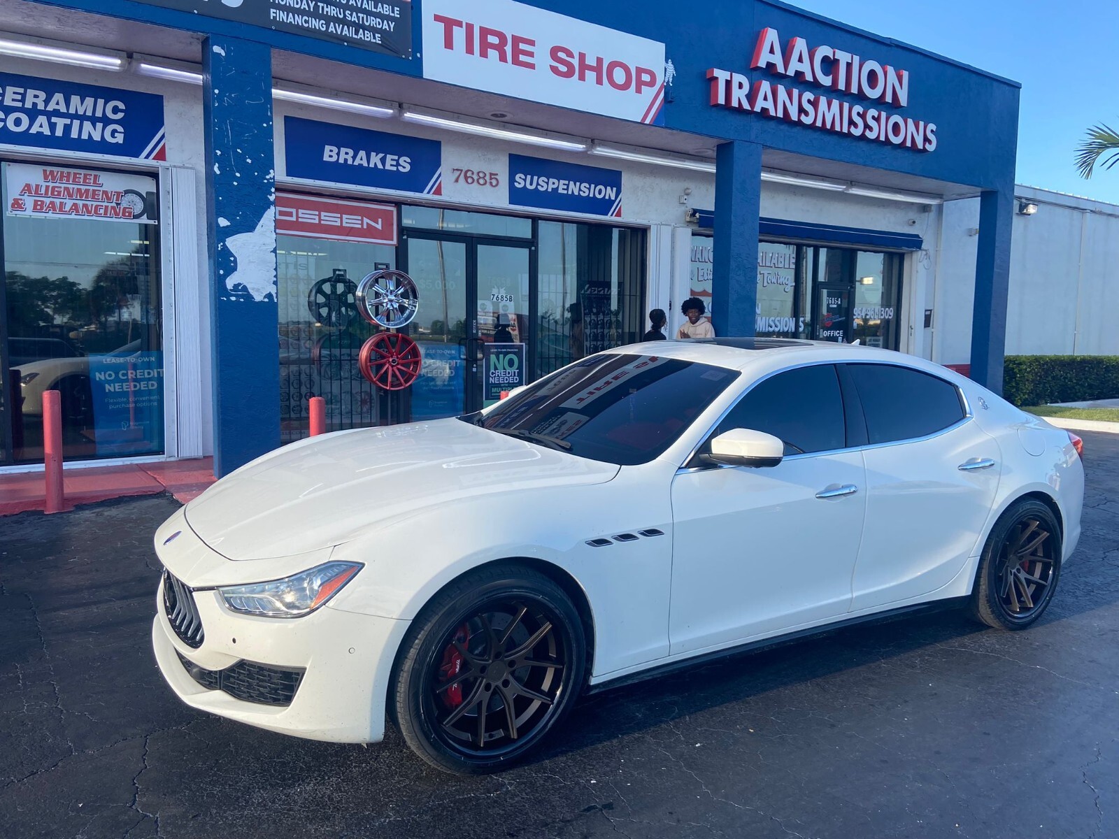 4-20" Ferrada FR2   20x9 20x10.5 Bronze Wheels Tires Package 5x115 Maserati