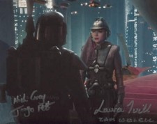 NICK GRAY and LAURA IVILL - Star Wars: AOTC GENUINE SIGNED AUTOGRAPHS