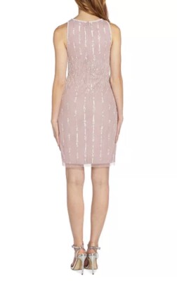Papell Studio Beaded Sheath Dress - Dusty Petal/Ivory, Size 4, MSRP $129 | eBay Papell Studio Beaded Sheath Dress - Dusty Petal/Ivory, Size 4, MSRP $129 | eBay