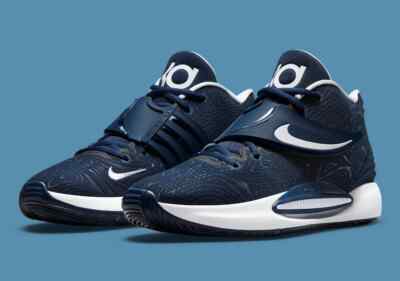 ナイキ メンズ バッシュ Nike KD14 - College Navy/White/Black NEW Nike KD 14 Team Navy White BASKETBALL SHOES DA7850-401 SIZE