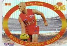 2017 AFL TEAMCOACH STAR WILD CARD GOLD COAST SUNS GARY ABLETT SW08 WILDCARD SW8