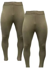 Thermal Base Layer Long John Light Olive PCS Underwear Drawers New 2 Pack  Large
