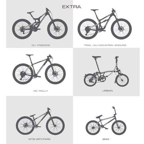 All Mountain Style HONEYCOMB EXTRA Frame Guard Protection : CLEAR/SIL - Picture 4 of 4