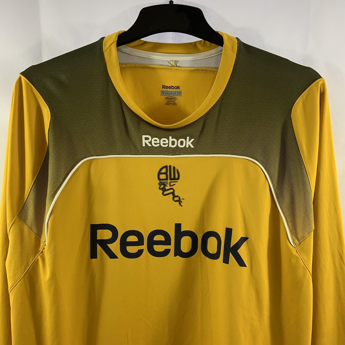 Bolton Wanderers L/S Away Football Shirt 2008/09 Adults XL Reebok